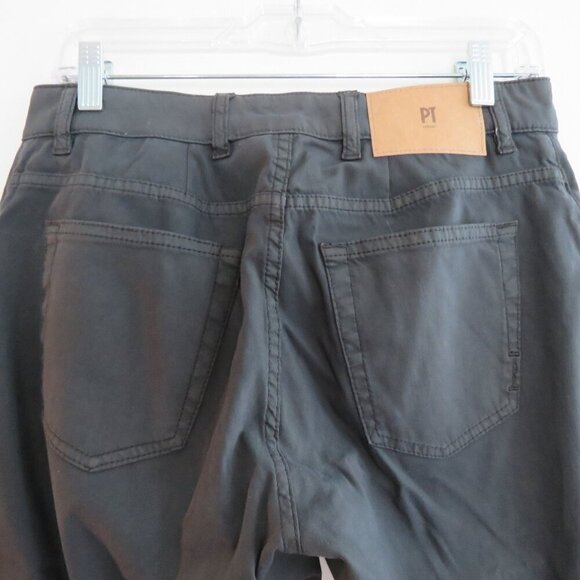 PT TORINO Jazz Stretch Cotton Chino Pants in Gray Golf Minimalist Luxury - Picture 7 of 13